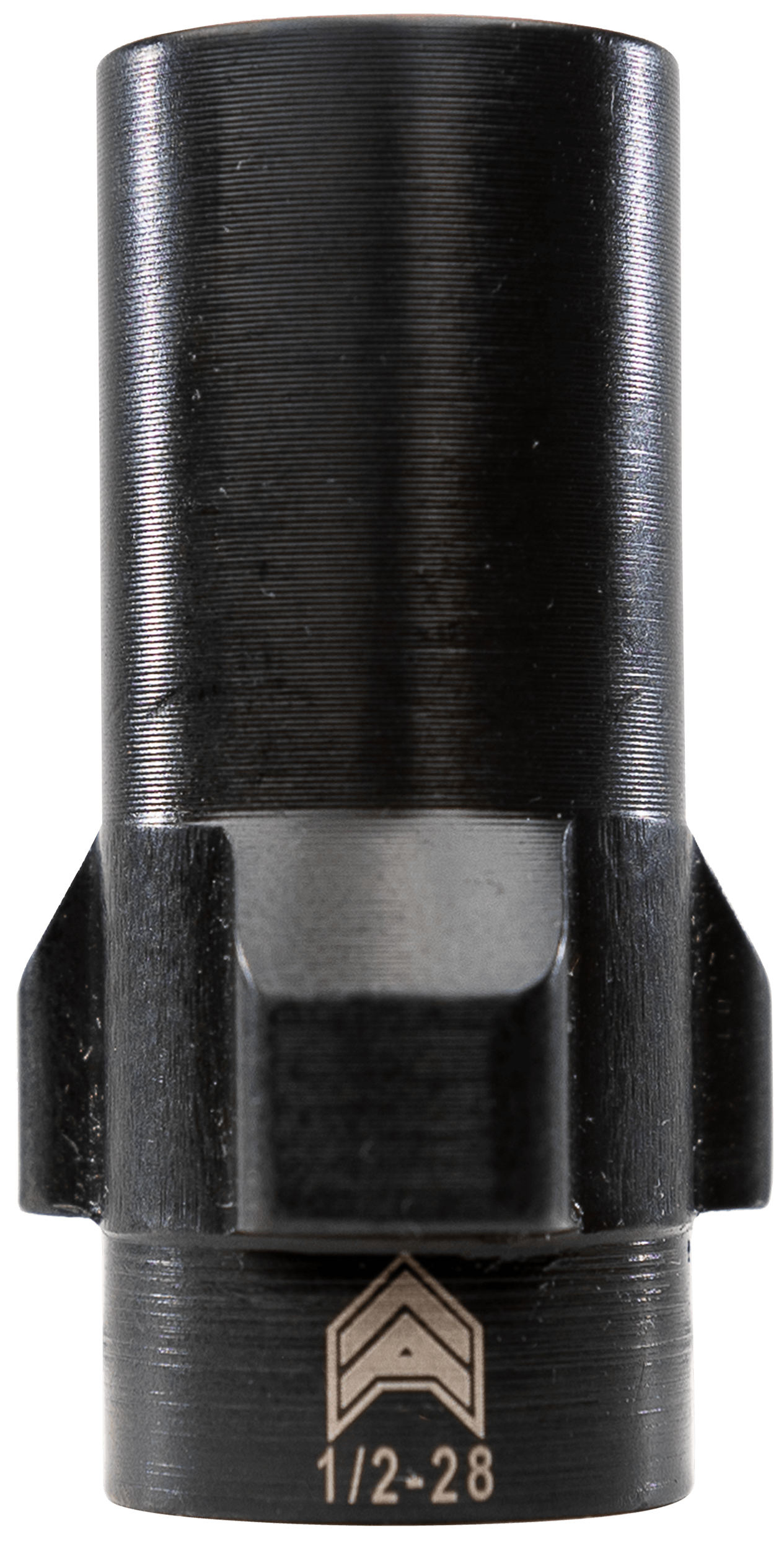 Angstadt Arms AA093LSD28 3-Lug Muzzle Adapter Black Nitride Hardened Steel 1/2x28 Threads 1.42" 9mm