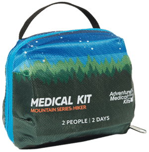 Adventure Medical Kits 01001021 Mountain Hiker Medical Kit First Aid Water Resistant Orange/Blue
