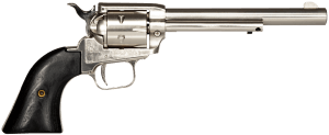 Heritage Mfg RR22NI6BW Rough Rider 22 LR 6rd 6.50" Nickel Steel Barrel Nickel Aluminum Frame Matte Nickel Cylinder Black Laminate Grip Hammer/Thumb Safety Exposed Hammer