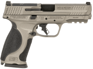 Smith & Wesson 14161 M&P M2.0  Full Size Frame 9mm Luger 10+1 4.63" Black Steel Barrel  Gray Optic Cut/Serrated Steel Slide  Gray Aluminum Frame w/Picatinny Rail  Black Polymer Grip