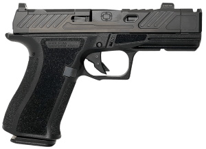 Shadow Systems SS-5240 CR920XP Compensator Sub-Compact Frame 9mm Luger 10+1 3.65" Compensated/Match Grade Spiral Barrel  Black Nitride Optic Cut/Serrated/Window Cut Slide  Black Polymer Frame w/Beavertail & Picatinny Rail