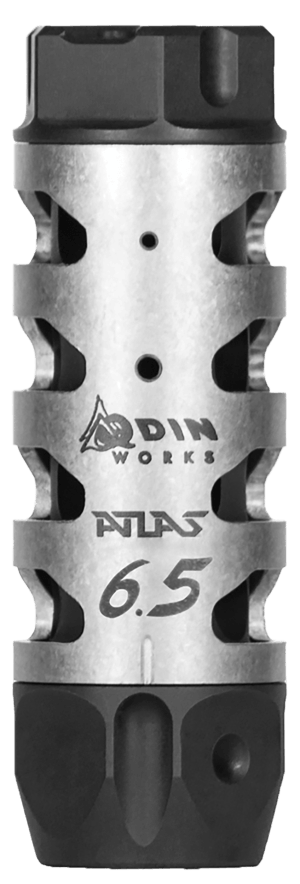 Odin Works MBATLAS65 Atlas Compensator 5/8-24 Threads 3" OAL 1" Diameter 6.5 Grendel