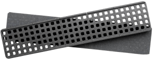 Magpul MAG1457BLK DAKA Grid Organizer Black Polypropylene