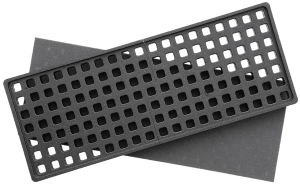 Magpul MAG1460BLK DAKA Grid Organizer Black Polypropylene