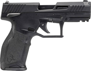 Taurus 12TX2234110 TX22 Gen 2 Full Size Frame 22 LR 10+1 4.10" Matte Black Steel Barrel  Black Hard Coat Anodized Serrated Slide  Black Polymer Frame w/Picatinny Rail  Right Hand