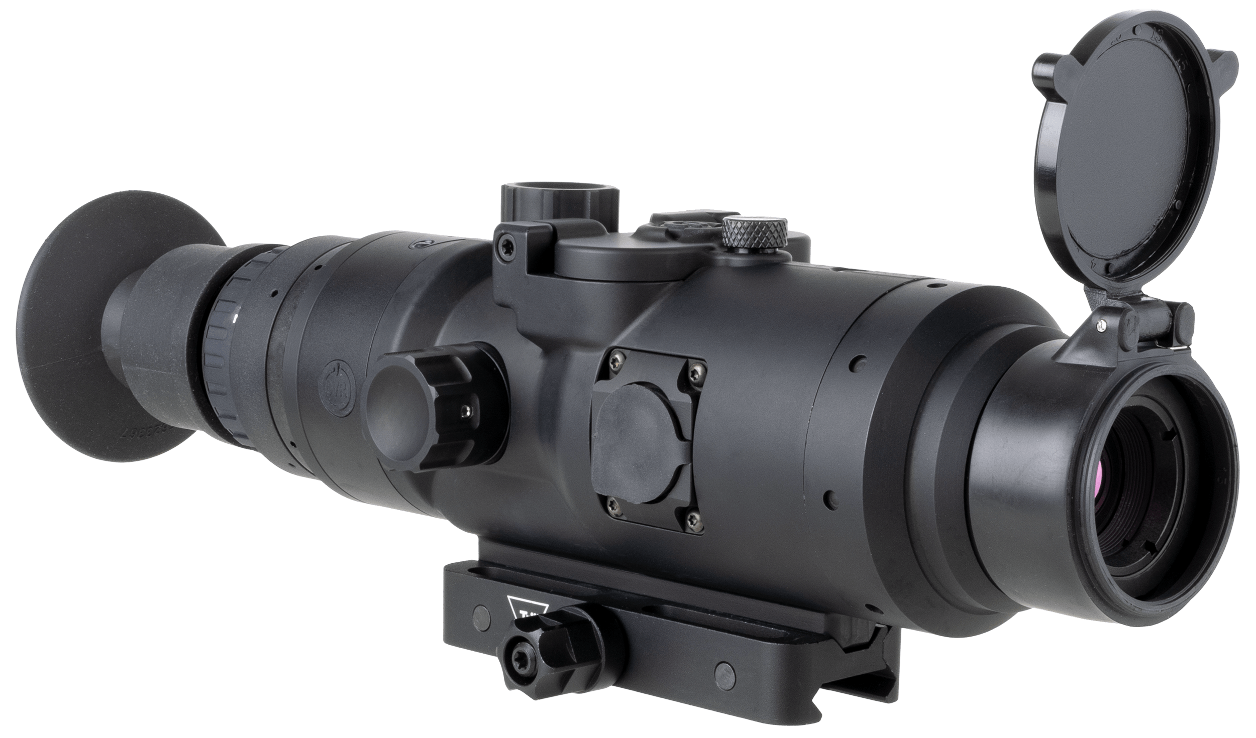 Trijicon EO HUNTER243 IR-Hunter 24-3 Thermal Matte Black 1.2-9.6x 24mm Multi Reticle 1x-8x Zoom 640x480 12 Microns 60Hz Resolution