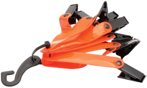 HME OTM-3 Trail Marking Orange Vinyl 3" Includes Heavy Duty Metal Clip 10 Pack