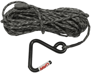 Hawk HWKHA3032 Jaw Hook Hoist Rope Black 35' Long