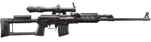 Zastava Arms Usa SR91762 M91 w/Optic 7.62x54mmR 10+1 24" Black Nitride Threaded Barrel Black Anodized Picatinny Rail Steel Receiver Black Synthetic Adjustable Stock POSP 4x24 Rifle Scope