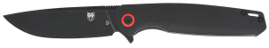 CobraTec Knives CTRATHBLK Rath EDC 3.50" Folding Plain Black D2 Steel Blade 4.50" Black G10 Handle