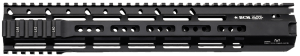 BCM RAIDERM13556BLK RAIDER-M13 Rail  Black Anodized 13.00" M-LOK Free-Floating Style Made of Aluminum for AR-Platform