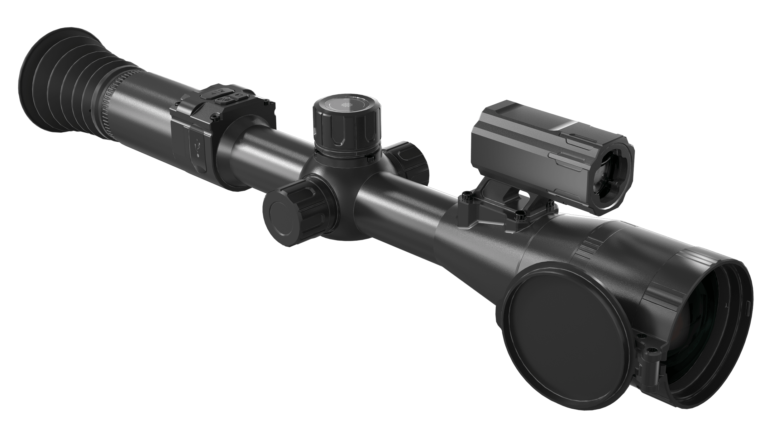 PARD PA4-50/LRF Pantera 480 LRF Thermal Black 3.3x50mm Multi Reticle Digital 2x/4x/6x/8x Zoom 640x480 12 Microns 50 Hz Resolution