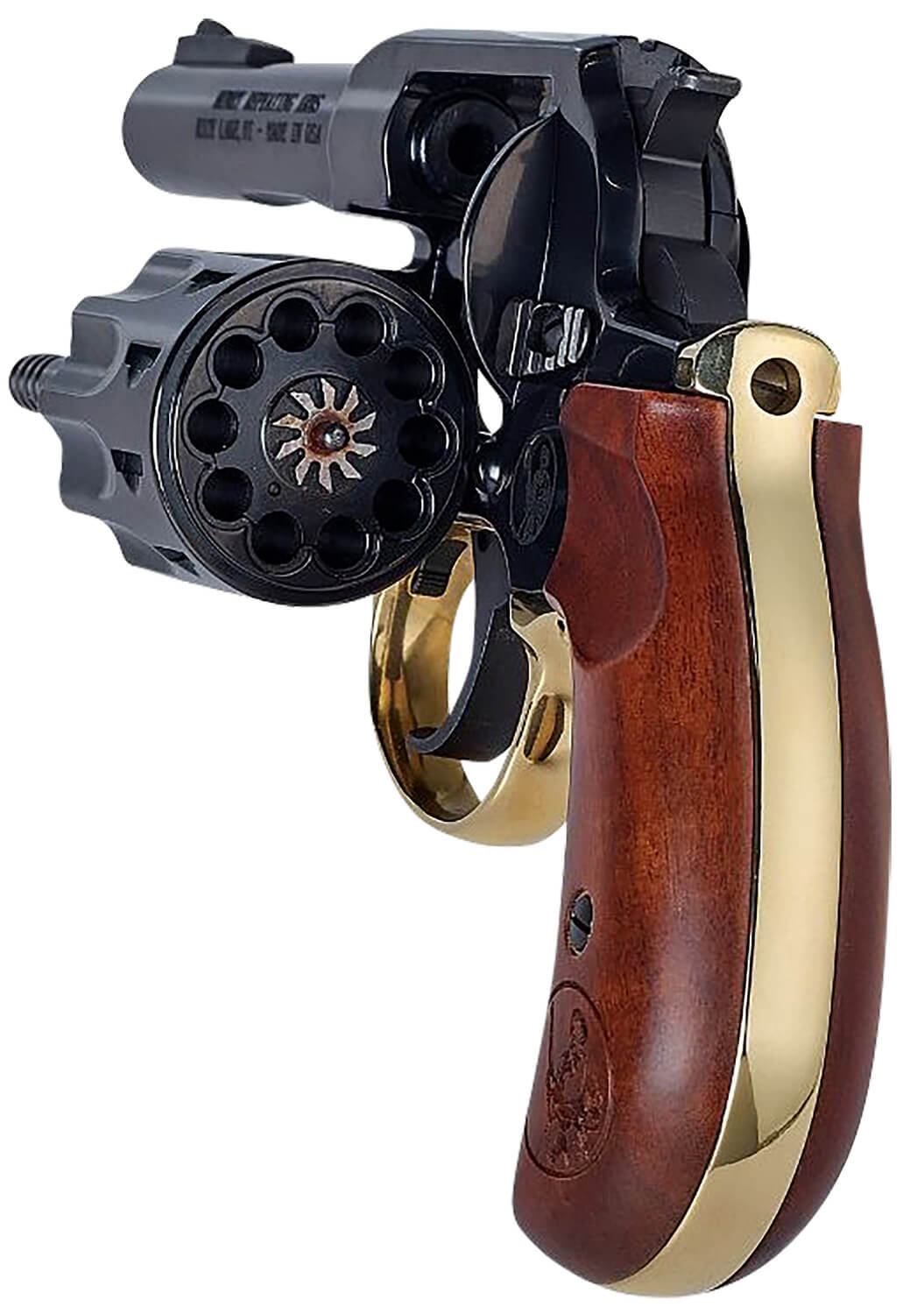 Henry H016BD Golden Boy 22 LR 10 Shot 4" Blued Steel Barrel Cylinder Blued Polished Steel Frame Walnut Birdshead Grip Transfer Bar Safety Exposed Hammer - Image 2