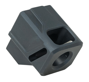 Faxon Firearms FFPACOMPDSMP01 EXOS-514 Compensator for M&P Black Aluminum 1/2"x28 Threads 1.10" OAL 9mm