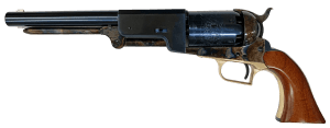 Cimarron CA020C00 1847 Walker Dragoon US 44 6 Shot 9" Blued Steel Barrel Blued Engraved Cylinder Color Case Hardened Steel Frame Walnut Grip Exposed Hammer
