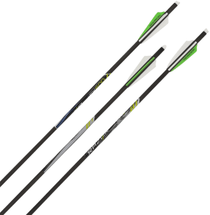 Allen 93120 CX600 Crossbow Bolts Black 20" Carbon Fiber 3 Pack
