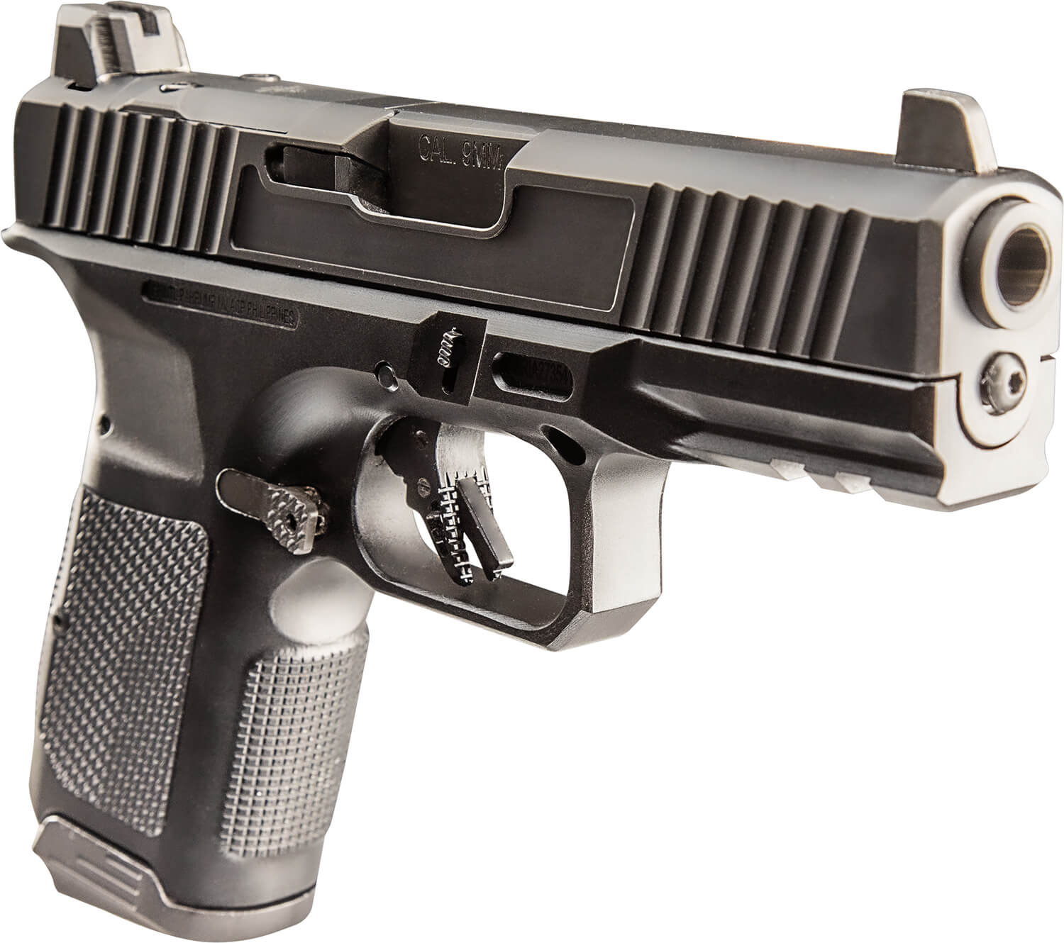 Rock Island 56621 STK200 9mm 15rd 4" Black DLC Slide Black Anodized Frame Black G10 Grip - Image 3