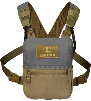 Leupold 185628 Enclosed Binocular Harness Magnetic Tan/Gray