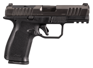 Rost Martin RM1CBLKOSP10CA RM1C *CA Compliant 9mm 10+1 4" Black Compensated Match Grade Barrel  Black Tenifer Optic Ready/Serrated Steel Slide  Black Textured Grip