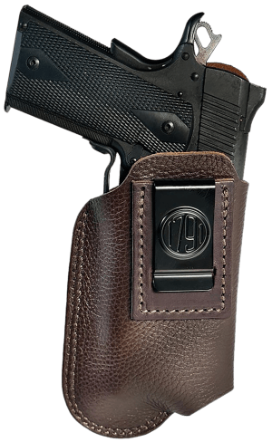 1791 Gunleather ORLBFCD4LBRWL Optic Ready Light Bearing Fair Chasing IWB Size 04 Brown Left Hand