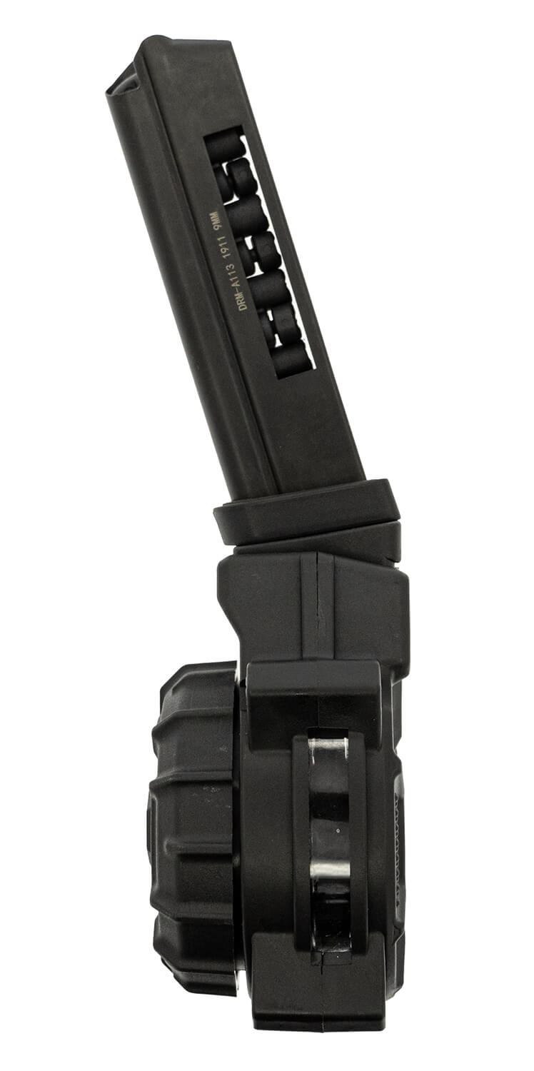 ProMag DRMA113 30rd Drum 9mm Fits 1911 Black DuPont Zytel Polymer - Image 2