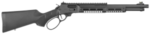Smith & Wesson 14193 1854 Stealth Hunter 44 Rem Mag 8+1 16.30" Black Armornite Threaded Barrel  Black Anodized Aluminum Receiver w/Picatinny Rail  Fixed w/Textured Grip Panels Black Synthetic Stock