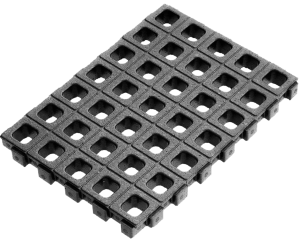 Magpul MAG1502-BLK DAKA Grid Organizer Replacement Black Polypropylene