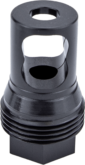 Kgm Suppressors A-TMB-S-3M SR25 Taper Muzzle Brake Black Nitride Steel 3/4"x24 Threads