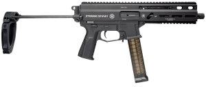Global Ordnance LLC 197892004831 Grand Power Stribog SP45A3 45 ACP 8" Black PDW Tailhook Brace