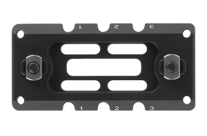 Leapers TLUMA01 ARCA Rail 3.10 Slot M-LOK  Matte Black Anodized Aluminum 3.10" Long M-LOK Mount