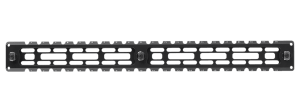 Leapers TLUMA04 ARCA Rail 9 Slot M-LOK  Matte Black Anodized Aluminum 14.20" Long M-LOK Mount