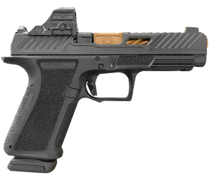 Shadow Systems SS-1011-H MR920 Elite w/Optic 9mm Luger 15+1 4.50" Bronze TICN Match Grade Spiral Barrel  Black Cerakote Optic Cut/Serrated/Window Cut Steel Slide  Black Polymer Frame w/Beavertail & Picatinny Rail  Holosun 507C Red Dot