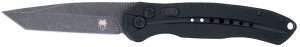 CobraTec Knives BLKDIABLOTNS Diablo  Automatic 3.50" Folding Plain Black Stonewashed D2 Steel Blade  4.75" Black G10 Handle