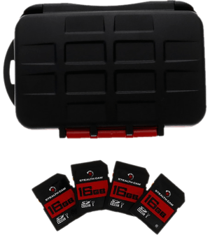 STEAL STC-MCSC-16GB4PK 16GB SD 4PK W/STORAGE CASE