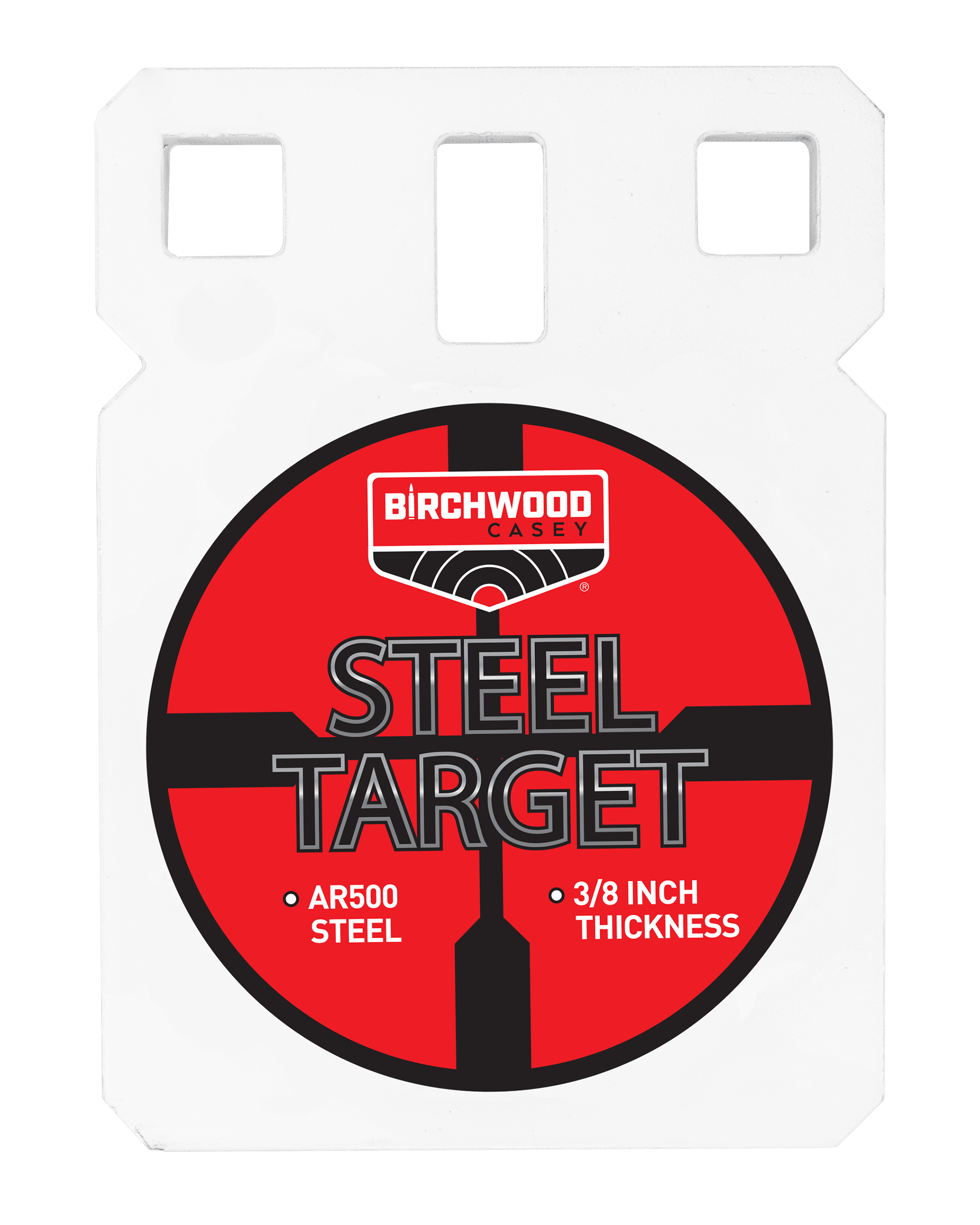 Birchwood Casey BC-SQR4-38 Centerfire Target 3/8" AR500 Steel 4" Square Gong