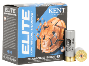 Kent Cartridge E12LB248 Elite  12Gauge 2.75" 7/8oz 8Shot 25 Per Box/10 Case