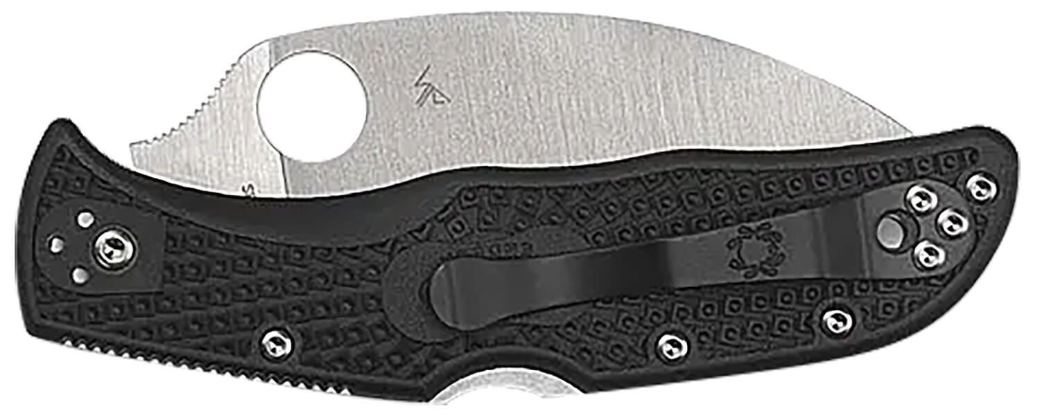 Spyderco C243FPWCBK Endela Lightweight 3.40" Folding Wharncliffe Plain VG-10 SS Blade Black Textured FRN Handle - Image 2