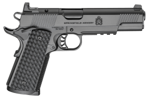 Springfield Armory PC9125LRAOS 1911 TRP AOS 45 ACP 8+1 5" Black Match Grade Barrel  Black Cerakote Optic Ready/Serrated Carbon Steel Slide & Frame w/Beavertail & Picatinny Rail  VZ Hydra G10 Grip  3 Mags