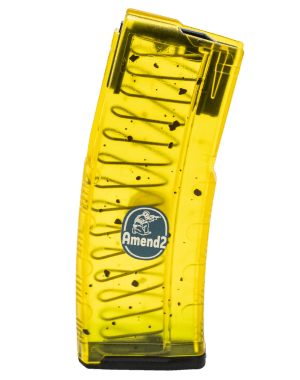 Amend2 556MODCBAN30 MOD-C Banana 30+1 5.56 NATO Fits AR-15 Yellow/Green Polymer
