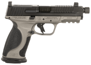 Ed Brown MPFTACT Fueled M&P Tactical 9mm Luger 19+1 4.75" Black Nitride Match Grade Threaded Barrel Black Nitride Optic Cut/Serrated Stainless Steel Slide