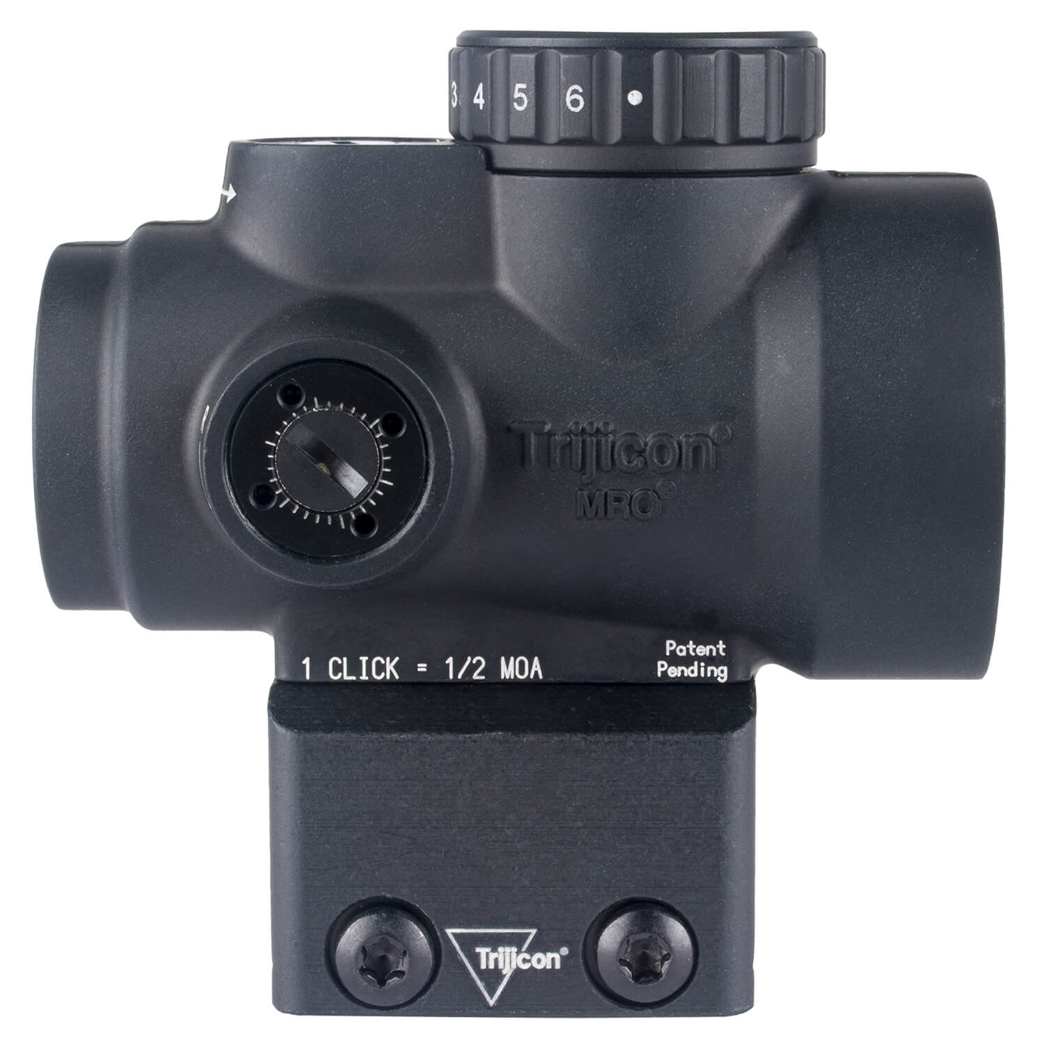 Trijicon 2200302 MRO SD Black 1x25mm 2 MOA Red Dot Reticle Full Co-Witness Mount - Image 3
