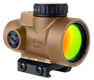 Trijicon 2200347 MRO SD Coyote Tan 1x25mm 2 MOA Green Dot Reticle Low Mount