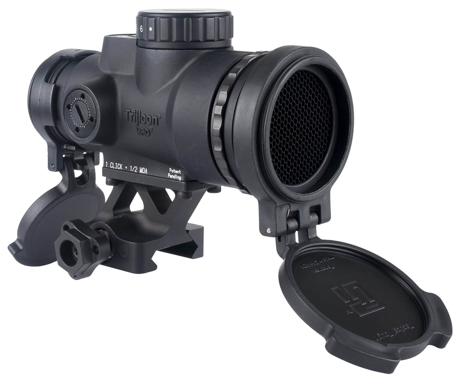 Trijicon 2200354 MRO SD Patrol Black 1x 25mm 2 MOA Red Dot Reticle 1/3 Co-Witness Quick Release Mount w/ Q-LOC Technology - Image 2
