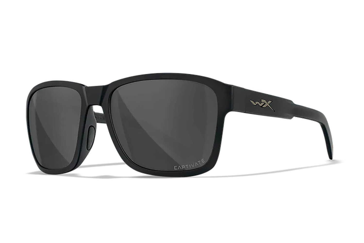 Wiley X AC6TRK18 Trek M/L Gray Lens Polycarbonate Matte Black Frame - Image 2
