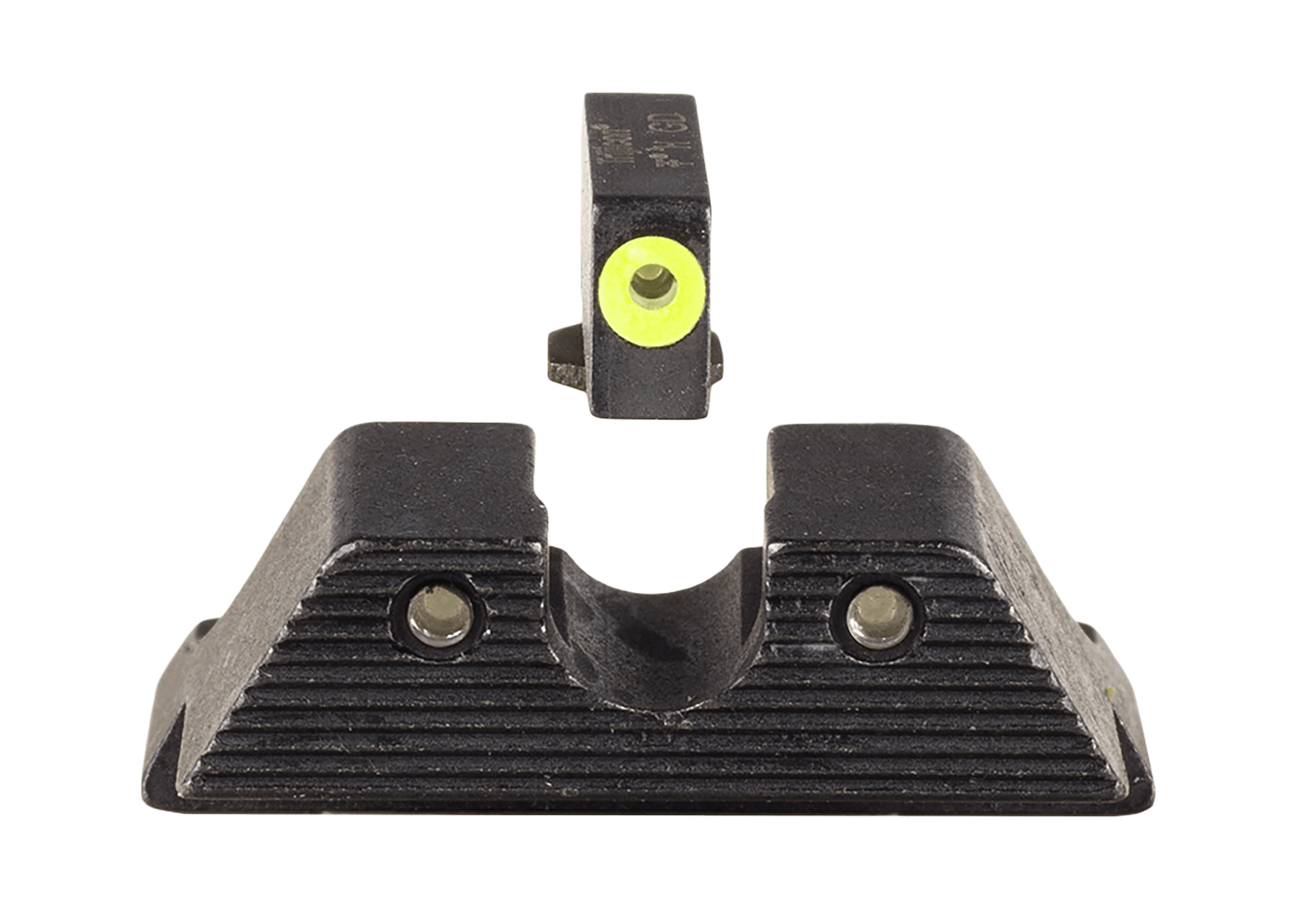 Trijicon 600845 HD XR Night Sight Set Green Tritium/Yellow Outline Front Green Tritium Rear Black Frame Fits Glock/48/43/43X/43E Excludes MOS