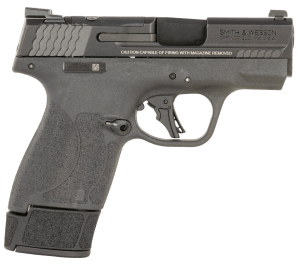 Smith & Wesson 14196 M&P9 Shield Plus Micro-Compact 9mm Luger 15+1 3.10" Black Armornite Barrel  Black Armornite Stainless Steel Optic Ready/Serrated Slide  Black Polymer Frame  Textured Grip