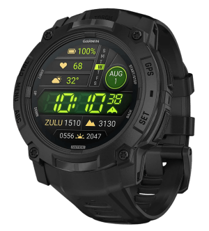 Garmin 0100302050 Instinct 3 Tactical Edition Black Band AMOLED Display Compatible w/ iPhone/Android