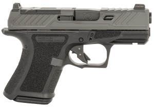 Shadow Systems SS-4040-SM22 CR920 Elite Sub-Compact Frame 9mm Luger 10+1 3.41" Black Nitride Match Grade/Spiral Fluted Barrel  Smoke Gray Cerakote Stainless Steel Optic Cut/Serrated/Window Cut Slide  Black Polymer Frame w/Picatinny Rail