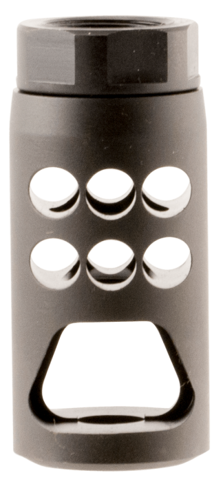 Ruger 90590 Hybrid Muzzle Brake Ruger Precision 7.62x51mm NATO Black Matte Steel with 5/8"-24 tpi Threads 2.20" OAL & 1" Diameter