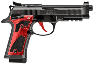 Beretta USA J92XPCORD18 92X PCO Full Size Frame Scorched Earth 9mm Luger 18+1 4.90" Black Barrel Graphite Gray Tinitec Steel Optic Ready/Serrated Slide & Frame w/Beavertail & Picatinny Rail Black/Red Textured Grip